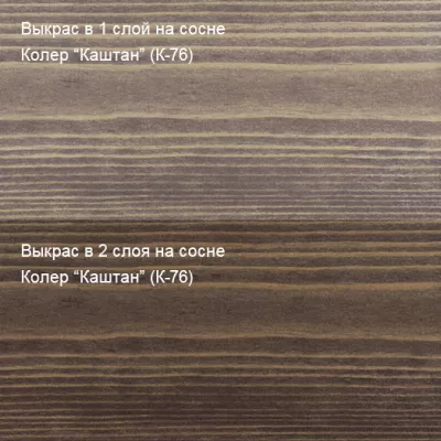 Масло с твердым воском «Живица Техно» Колер Каштан (К-76) 10 л / 15 кг