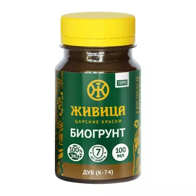 Цветное масло для дерева Биогрунт «ПРО». Антисептик 100 мл Колер Дуб (К-74)