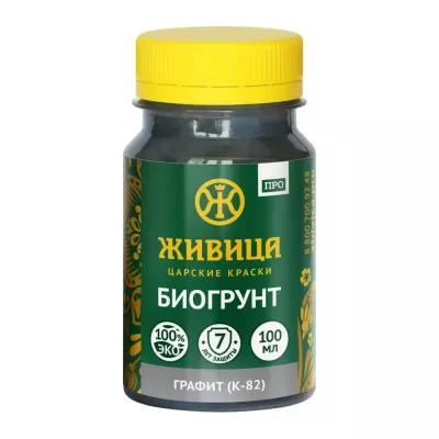 Цветное масло для дерева Биогрунт «ПРО». Антисептик 100 мл Колер Графит (К-82)