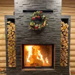 облицовка печи керамической плиткой